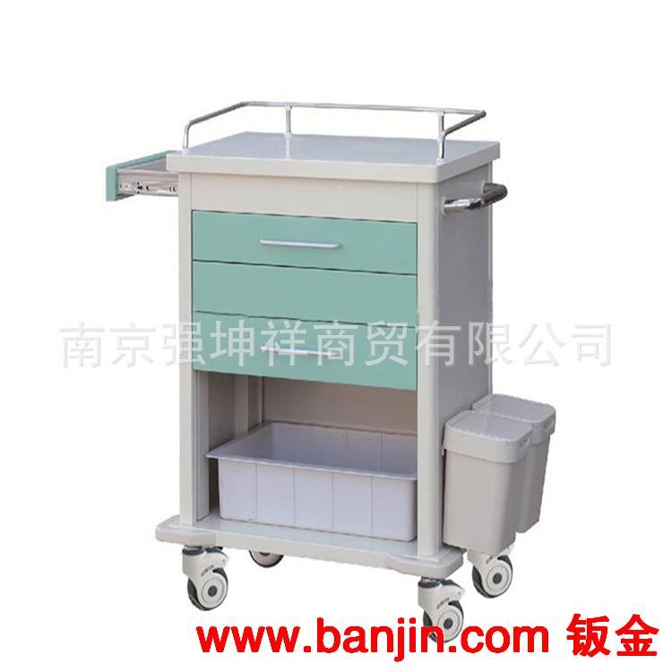 供应高档医用彩喷护理移动式送药车 医用送药护理手推车批发销售