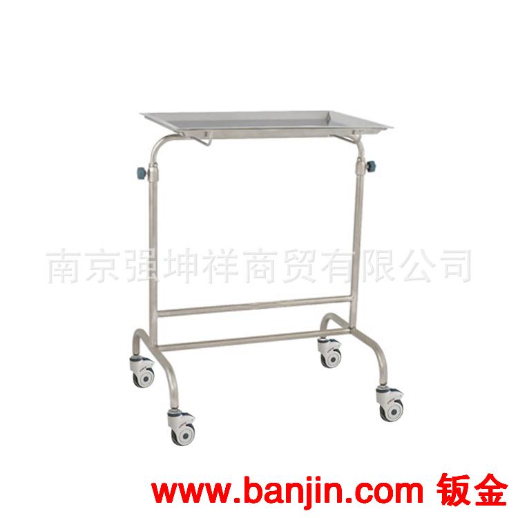 不锈钢双杆托盘升降台 医用台