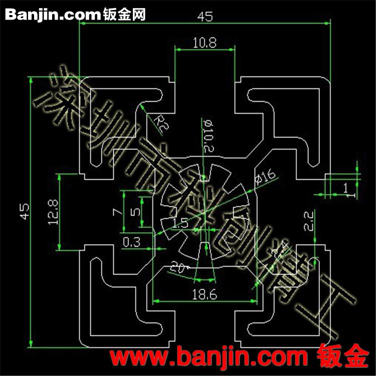 供应铝型材 工业铝型材 及种类铝合金型材配件等