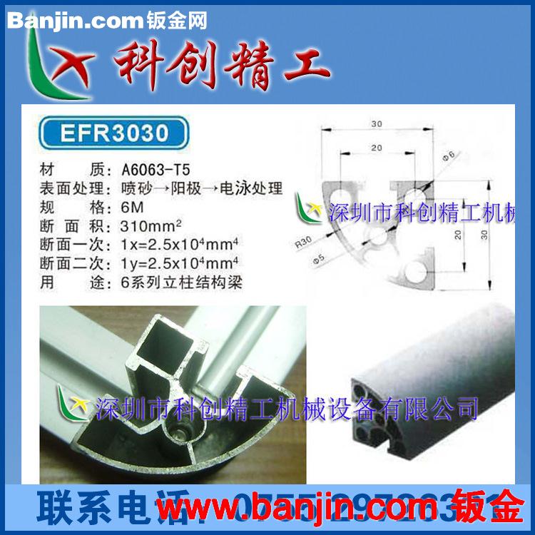 【制造】【销售】工业铝型材EF3030门和合页安装效果如图