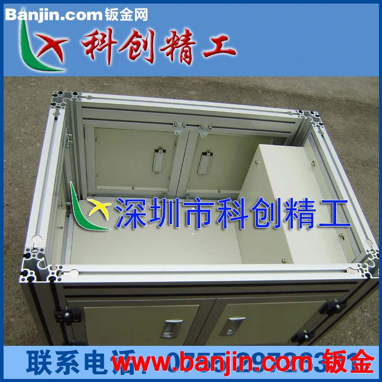 专业制作工业铝型材机柜，铝合金机架，机器设备框架