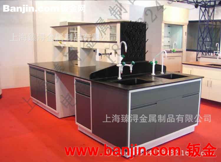 厂家直销全木实验台∣中央台∣理化板台面∣实验室操作台∣边台