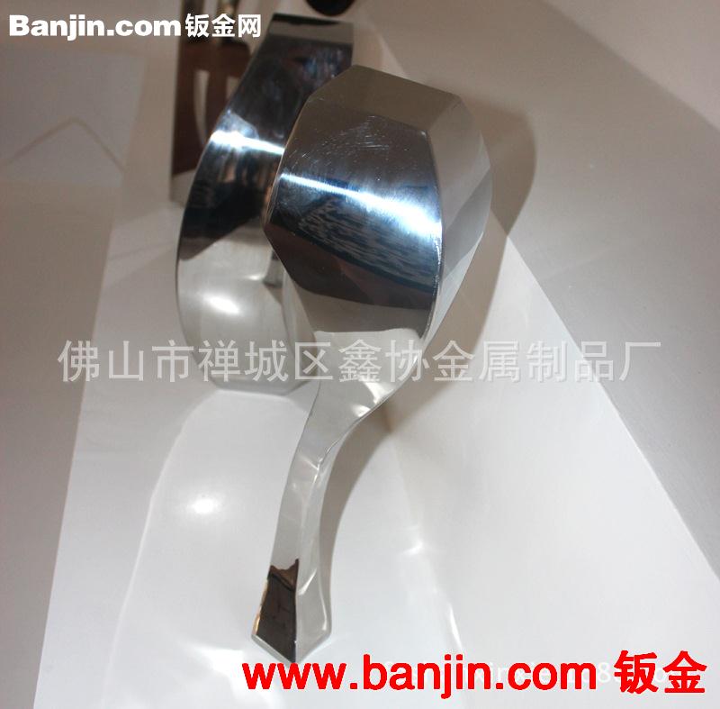 时尚简约 高镜面蛇形不锈钢茶几脚 KTV玫瑰金不锈钢茶几腿定制