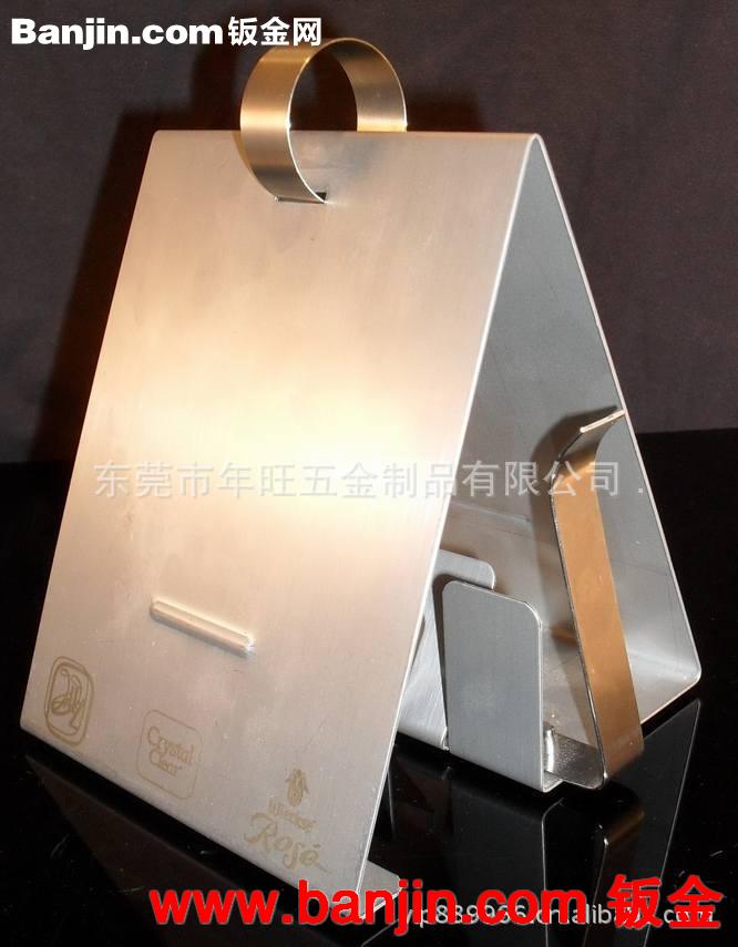 年旺厂供应 不锈钢桌面台卡 名片台夹 菜单牌金属夹 标签夹
