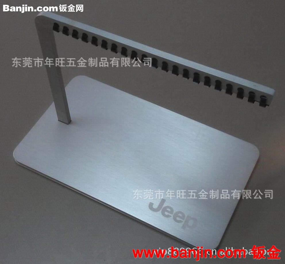 不锈钢实心料 拉丝钻孔 /功牙车床底座餐牌夹  40*9mm底座尺寸