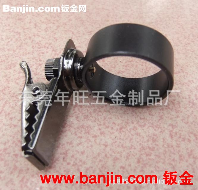 手电筒夹太给力，弹性好，LDE手电筒夹子，不锈钢手电筒夹