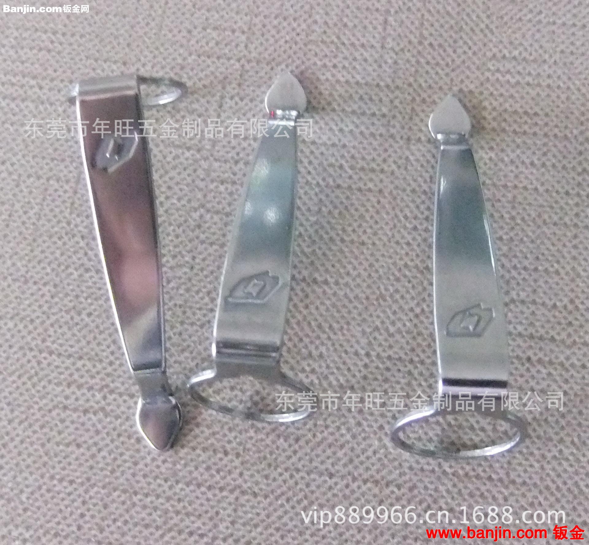 专业制作厂家 不锈钢材质冲孔外形 折弯不锈钢电筒抱夹 现货现模
