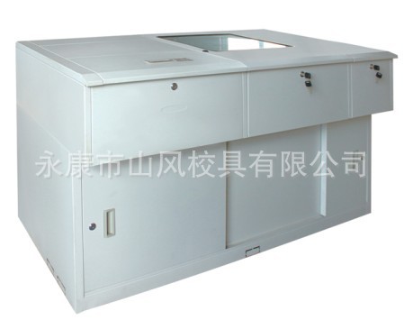 热销推荐SF-D007型白色中式风格实木多媒体讲台