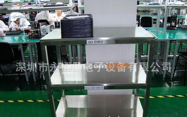 不锈钢小型手推车 防静电手推车