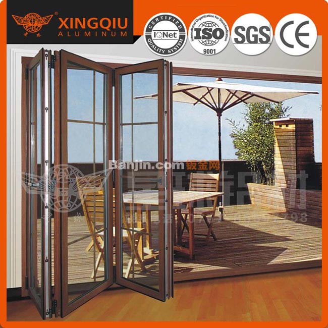 大量销售铝合金门 佛山隔热断桥铝铝合金门 铝塑门