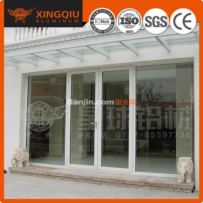 大量销售铝合金门 佛山隔热断桥铝铝合金门 铝塑门