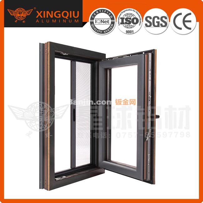 专业批发外开窗 断桥铝门窗 佛山铝合金门窗加工
