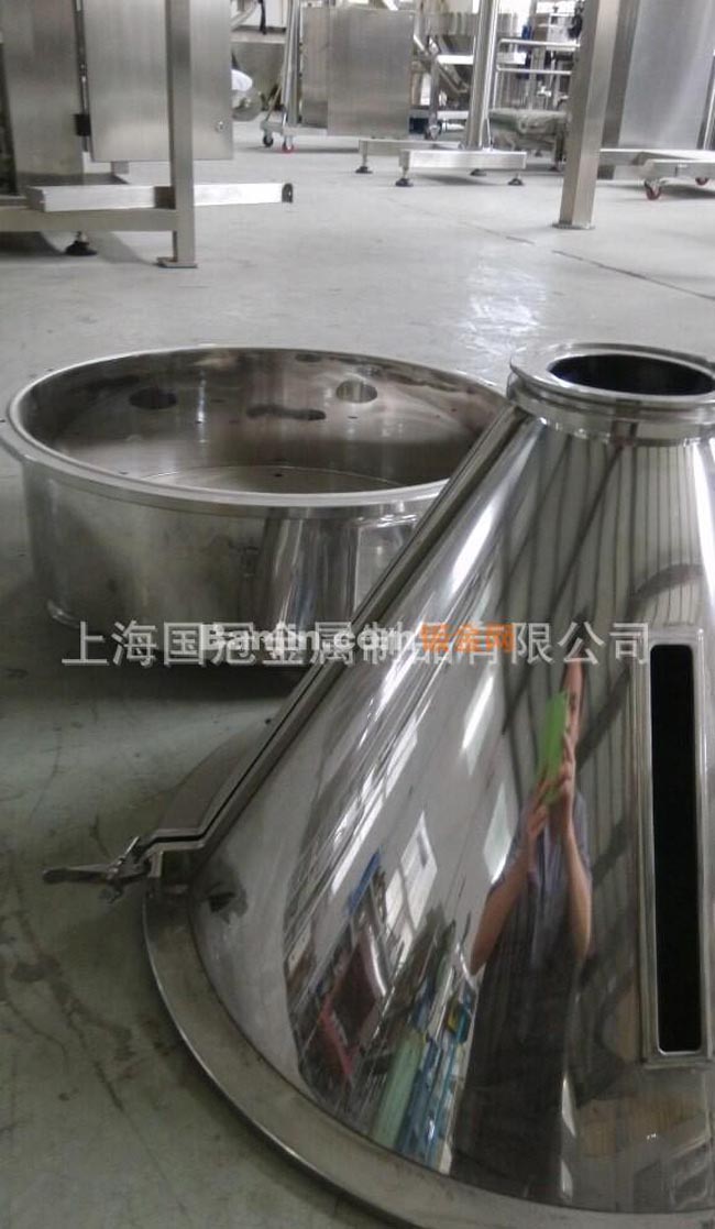 厂家供应 上海现货销售不锈钢锥斗，料箱  上海加工料斗，储料罐