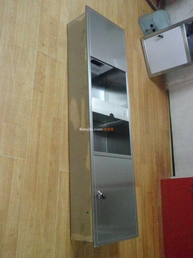 供应宾馆，酒店，写字楼用三和一不锈钢嵌入式手纸箱